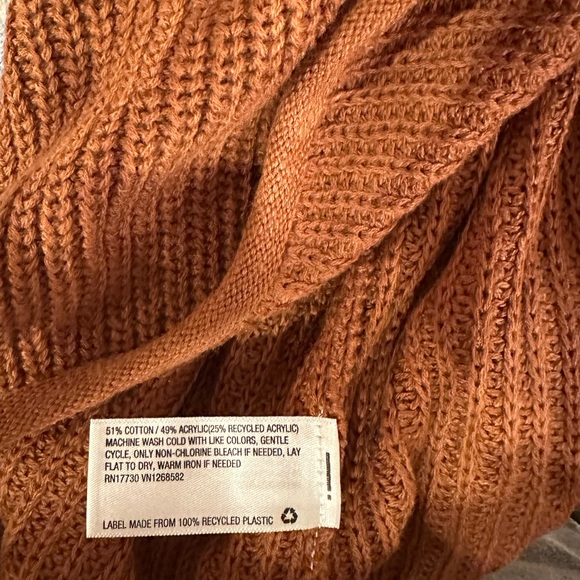 Wild Fable Copper Boxy Crewneck Pullover Sweater Size XL - Picture 6 of 7